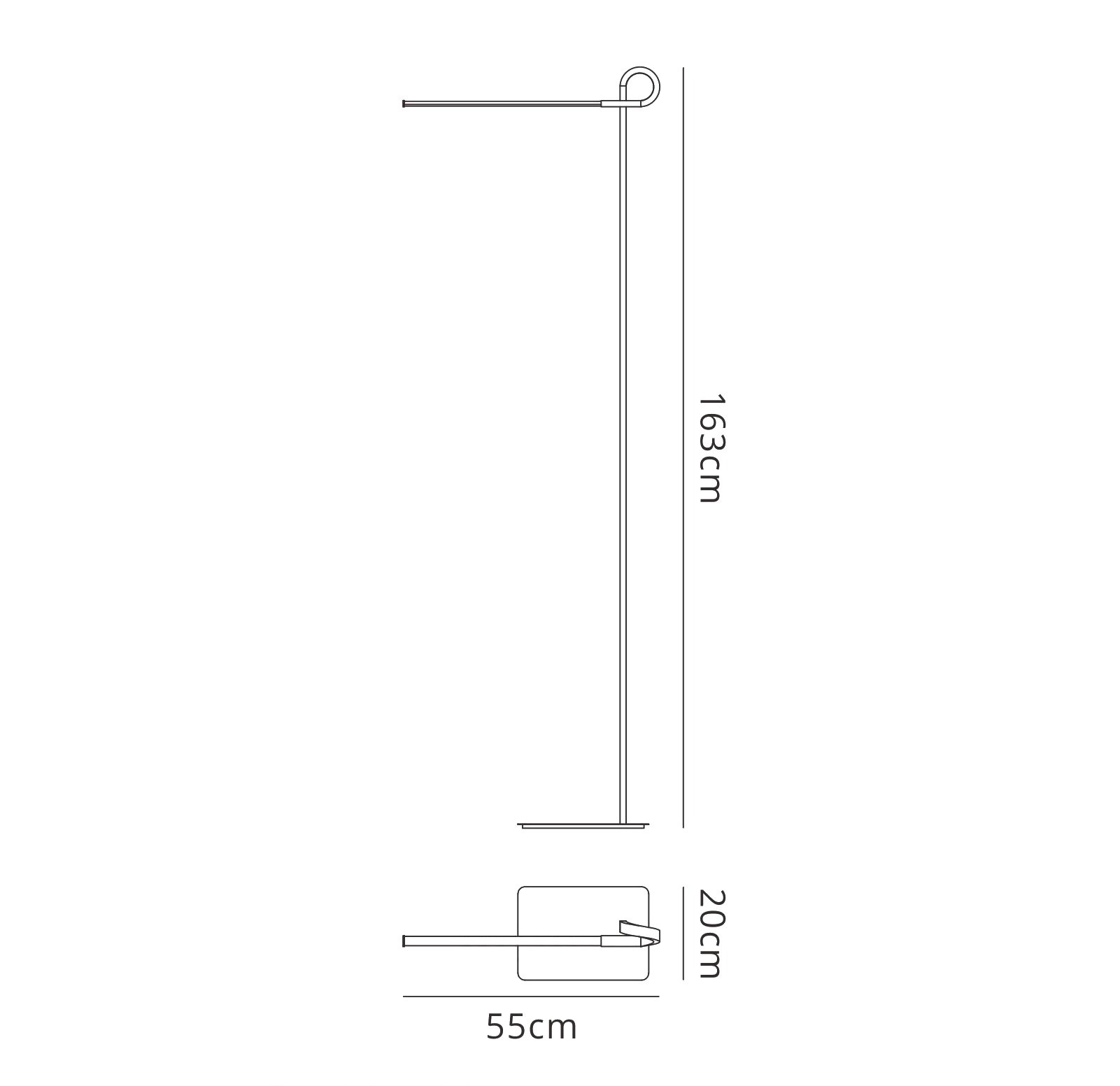 Cinto Polished Chrome Floor Lamps Mantra Designer Floor Lamps 